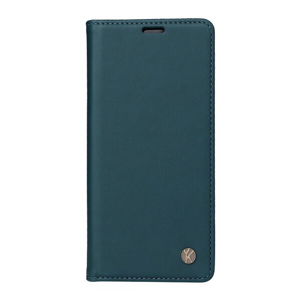 Θήκη Xiaomi Poco F7 5G YIKATU Folio Series με βάση στήριξης, υποδοχή καρτών και μαγνητικό κούμπωμα Flip Wallet από συνθετικό δέρμα και TPU πράσινο - Image 5