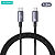 Καλώδιο φόρτισης fast charging και data USAMS Sufeng Series Aluminum Alloy Type-C σε Type-C PD 60W 1.2m (SJ661USB01) γκρι