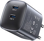 USAMS  T66 επιτοίχιος φορτιστής GaN Fast Charger 45W με 2 x Type-C (CC305TC01) -  γκρι - Image 2
