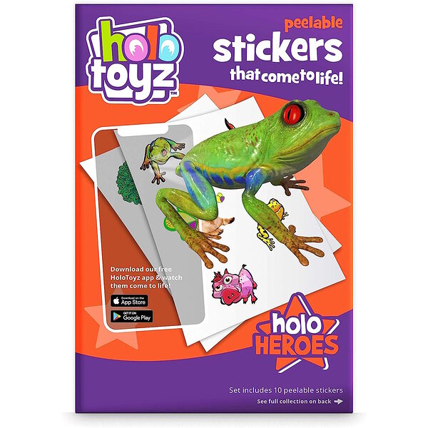 HoloToyz - Holo Heroes Augmented Reality Αυτοκόλλητα Επαυξημένης πραγματικότητας που ζωντανεύουν σε κινούμενα σχέδια - Image 1