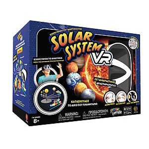 Abacus Brands Solar System VR Επιστημονικό σετ εικονικής πραγματικότητας – Πλήρης Ελληνική Έκδοση – Περιλαμβάνει Γυαλιά VR
