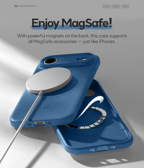 Θήκη Mercury Goospery® Semi Silicon MagSafe για iPhone 17 Air - πράσινο