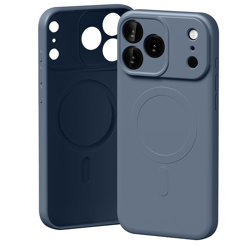 Θήκη Mercury Goospery® Semi Silicon MagSafe για iPhone 17 Pro Max- μπλε Θήκη Mercury Goospery® Semi Silicon MagSafe για iPhone 17 Pro Max- μπλε
