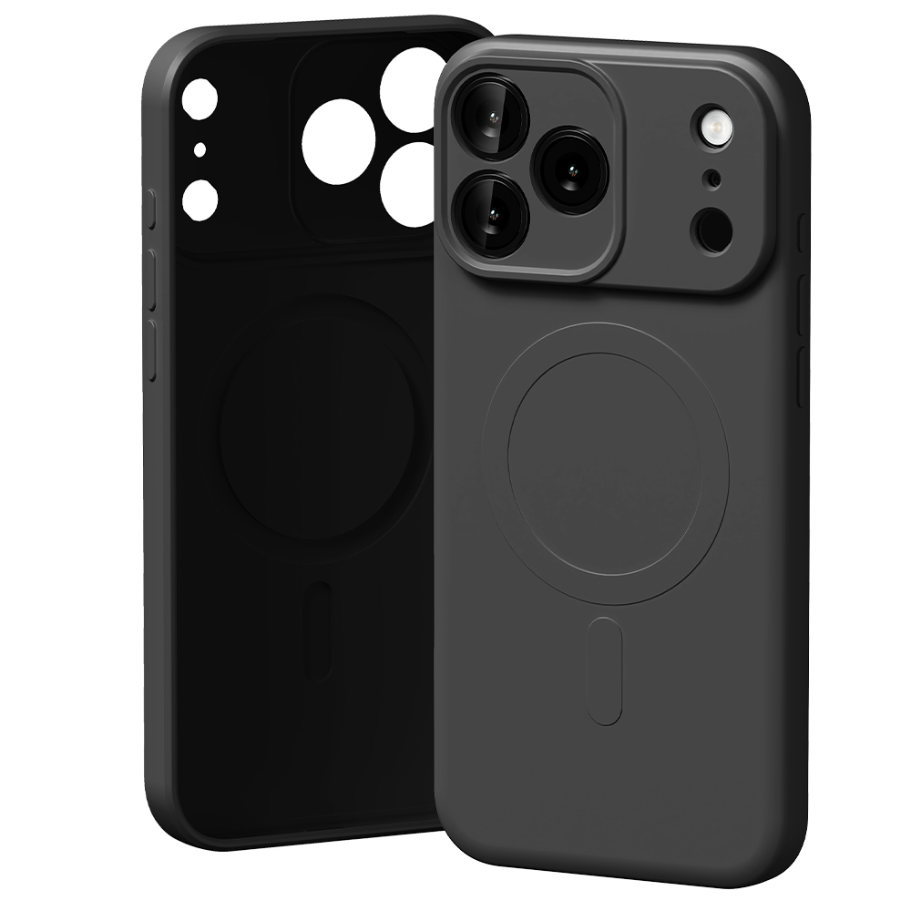Θήκη Mercury Goospery® Semi Silicon MagSafe για iPhone 17 Pro Max- μαύρο Θήκη Mercury Goospery® Semi Silicon MagSafe για iPhone 17 Pro Max- μαύρο