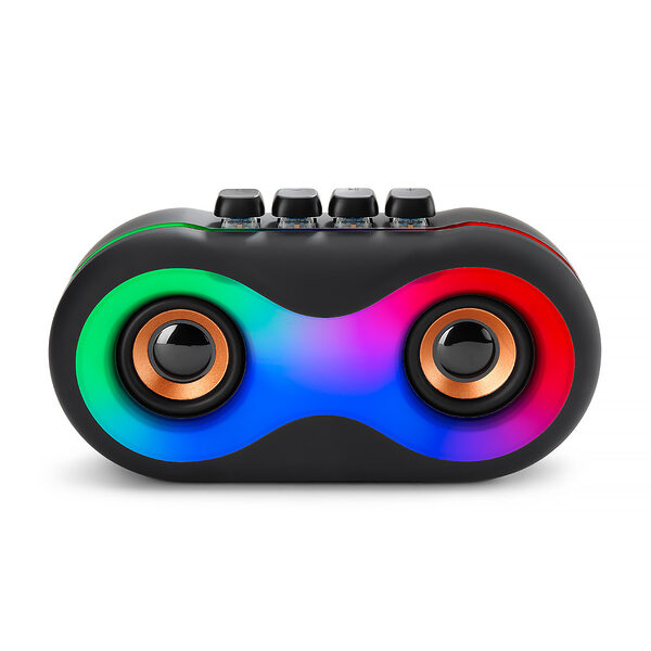The Source Wireless Light Up Retro Speaker - Ασύρματο Retro Ηχείο Με Φωτισμό - Image 1