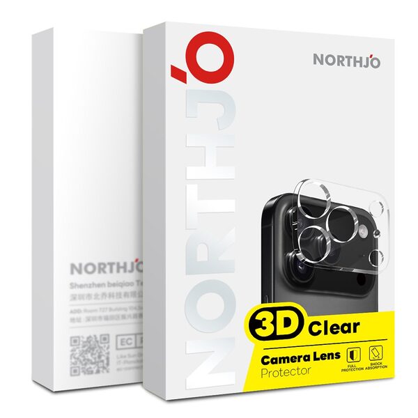Tempered Glass iPhone 17 - NORTHJO - Διάφανο - Anti-fingerprint - Εικόνα 4