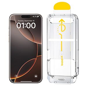 ΘΗΚΕΣ ΚΙΝΗΤΩΝ LG V40 ThinQ ΑΞΕΣΟΥΑΡ ΚΙΝΗΤΩΝ LG V40 ThinQ 23 Tempered Glass iPhone 17 Pro - BASEUS - Διάφανο