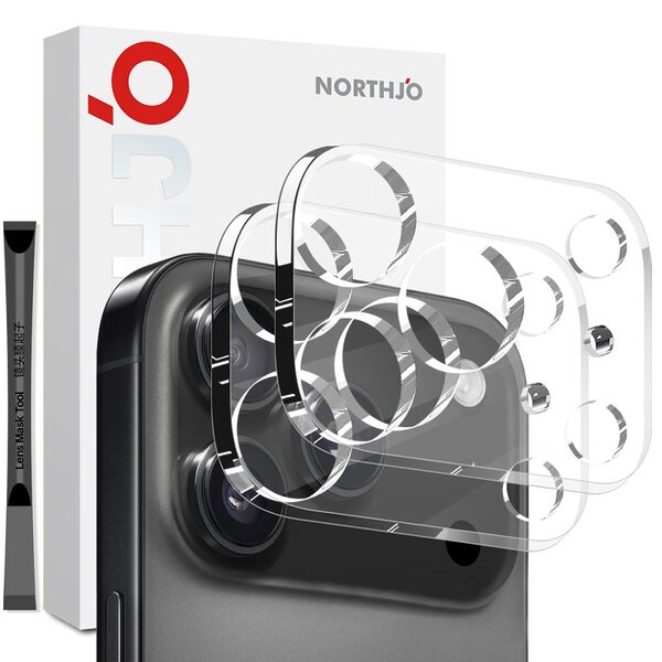 Tempered Glass iPhone 17 Pro Max - NORTHJO - Διάφανο - Κάμερας