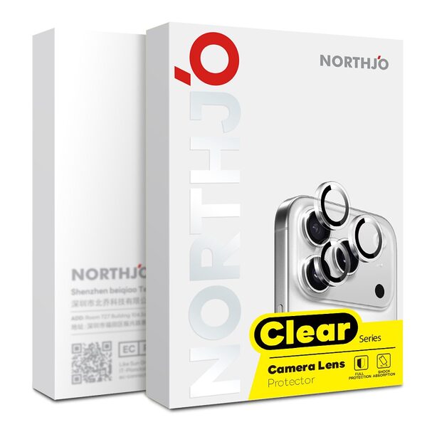 Tempered Glass iPhone 17 Pro Max - NORTHJO - Διάφανο - Ultra Clear - Εικόνα 4