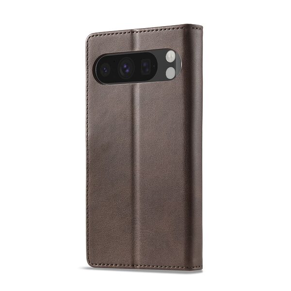 Θήκη Google Pixel 10 5G / 10 Pro 5G / 9 5G / 9 Pro 5G - LC.IMEEKE - Flip Πορτοφόλι από Συνθετικό Δέρμα (PU) - Καφέ - Wallet/Stand - Εικόνα 3