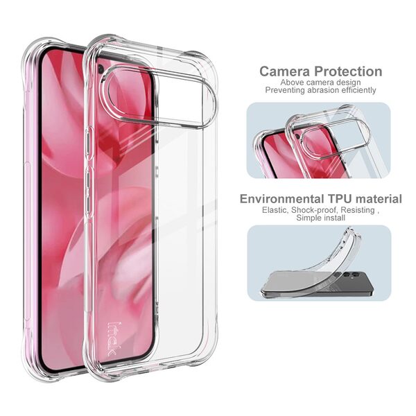 Θήκη Google Pixel 10 5G / Pro 5G - IMAK - Πλάτη TPU - Διάφανο - Εικόνα 5