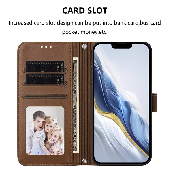 Θήκη Google Pixel 10 Pro 5G / 10 5G / 9 5G / 9 Pro 5G - OEM - Flip Πορτοφόλι από Συνθετικό Δέρμα (PU) με TPU - Καφέ - Wallet/Stand/Λουράκι - Εικόνα 7