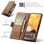 Θήκη Google Pixel 10 Pro 5G / 10 5G / 9 Pro 5G / 9 5G - CASEME 023 - Flip Πορτοφόλι από Συνθετικό Δέρμα (PU) - Καφέ - RFID/Wallet - Εικόνα 7