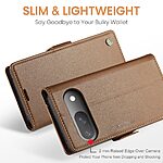 Θήκη Google Pixel 10 Pro 5G / 10 5G / 9 Pro 5G / 9 5G - CASEME 023 - Flip Πορτοφόλι από Συνθετικό Δέρμα (PU) - Καφέ - RFID/Wallet - Εικόνα 8