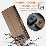 Θήκη Google Pixel 10 Pro 5G / 10 5G / 9 Pro 5G / 9 5G - CASEME 023 - Flip Πορτοφόλι από Συνθετικό Δέρμα (PU) - Καφέ - RFID/Wallet - Εικόνα 9