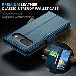 Θήκη Google Pixel 10 Pro 5G / 10 5G / 9 Pro 5G / 9 5G - CASEME 023 - Flip Πορτοφόλι από Συνθετικό Δέρμα (PU) - Μπλε - RFID/Wallet - Εικόνα 10