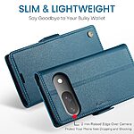 Θήκη Google Pixel 10 Pro 5G / 10 5G / 9 Pro 5G / 9 5G - CASEME 023 - Flip Πορτοφόλι από Συνθετικό Δέρμα (PU) - Μπλε - RFID/Wallet - Εικόνα 8