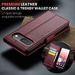 Θήκη Google Pixel 10 Pro 5G / 10 5G / 9 Pro 5G / 9 5G - CASEME 023 - Flip Πορτοφόλι από Συνθετικό Δέρμα (PU) - Κόκκινο - RFID/Wallet - Εικόνα 10