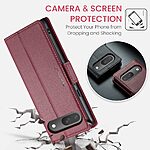 Θήκη Google Pixel 10 Pro 5G / 10 5G / 9 Pro 5G / 9 5G - CASEME 023 - Flip Πορτοφόλι από Συνθετικό Δέρμα (PU) - Κόκκινο - RFID/Wallet - Εικόνα 9