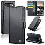 Θήκη Google Pixel 10 Pro 5G / 10 5G / 9 Pro 5G / 9 5G - CASEME 023 - Flip Πορτοφόλι από Συνθετικό Δέρμα (PU) με TPU - Μαύρο - RFID/Wallet/Stand