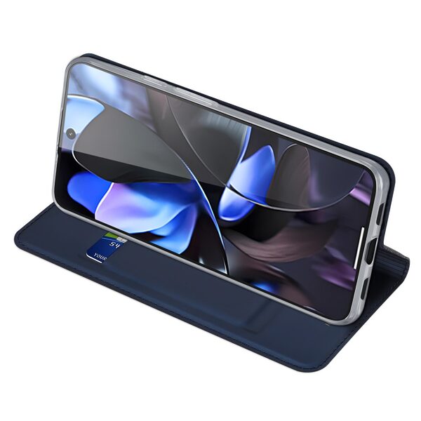 Θήκη Google Pixel 10 Pro 5G / 5G - DUX DUCIS Skin Pro Series - Flip Πορτοφόλι από Συνθετικό Δέρμα (PU) με TPU - Μπλε - Wallet/Stand - Εικόνα 5