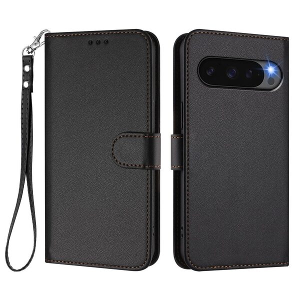 Θήκη Google Pixel 10 Pro 5G / 10 5G / 9 5G / 9 Pro 5G - OEM - Flip Πορτοφόλι από Συνθετικό Δέρμα (PU) - Μαύρο - Wallet/Stand/Λουράκι