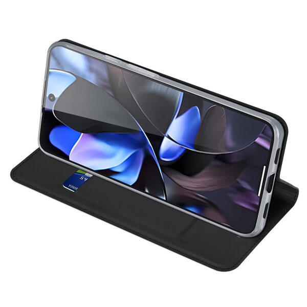 Θήκη Google Pixel 10 Pro 5G / 5G - DUX DUCIS Skin Pro Series - Flip Πορτοφόλι από Συνθετικό Δέρμα (PU) με TPU - Μαύρο - Wallet/Stand - Εικόνα 5