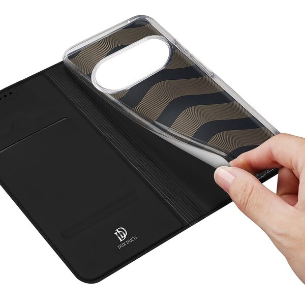 Θήκη Google Pixel 10 Pro 5G / 5G - DUX DUCIS Skin Pro Series - Flip Πορτοφόλι από Συνθετικό Δέρμα (PU) με TPU - Μαύρο - Wallet/Stand - Εικόνα 7