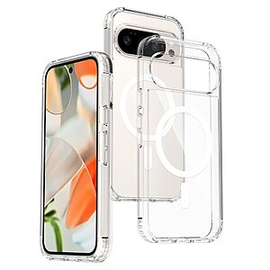 Θήκη Google Pixel 10 Pro 5G / 10 5G / 9 Pro 5G / 9 5G - OEM - Σκληρή Θήκη PC+TPU - Διάφανο - MagSafe