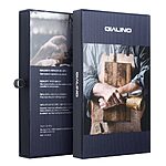 Θήκη iPhone 17 - QIALINO - Flip Πορτοφόλι από Αυθεντικό Δέρμα - Μαύρο - Wallet/Stand - Εικόνα 4