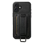 Θήκη iPhone 17 - SUTENI H13 - Πλάτη από Συνθετικό Δέρμα (PU) με TPU - Μαύρο - Wallet/Stand - Εικόνα 6