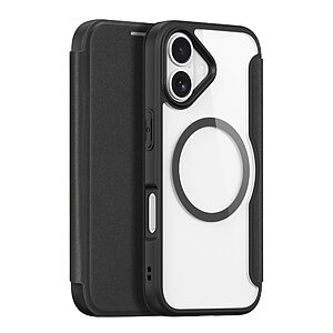 Θήκη iPhone 17 - DUX DUCIS Skin X Pro Series - Flip Θήκη από Συνθετικό Δέρμα (PU) - Μαύρο - MagSafe/RFID