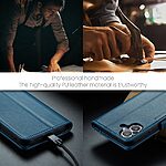 Θήκη iPhone 17 - CASEME 023 - Flip Πορτοφόλι από Συνθετικό Δέρμα (PU) με TPU - Μπλε - RFID/Wallet/Stand - Εικόνα 3