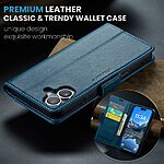 Θήκη iPhone 17 - CASEME 023 - Flip Πορτοφόλι από Συνθετικό Δέρμα (PU) με TPU - Μπλε - RFID/Wallet/Stand - Εικόνα 8