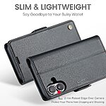 Θήκη iPhone 17 - CASEME 023 - Flip Πορτοφόλι από Συνθετικό Δέρμα (PU) με TPU - Μαύρο - RFID/Wallet/Stand - Εικόνα 9