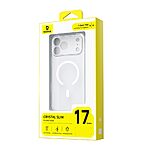 Θήκη iPhone 17 - BASEUS Crystal Series - Σκληρή Θήκη PC - Διάφανο - MagSafe - Εικόνα 2