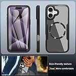 Θήκη iPhone 17 - OEM - Full Body PC+TPU+Acrylic - Μαύρο - MagSafe - Εικόνα 5