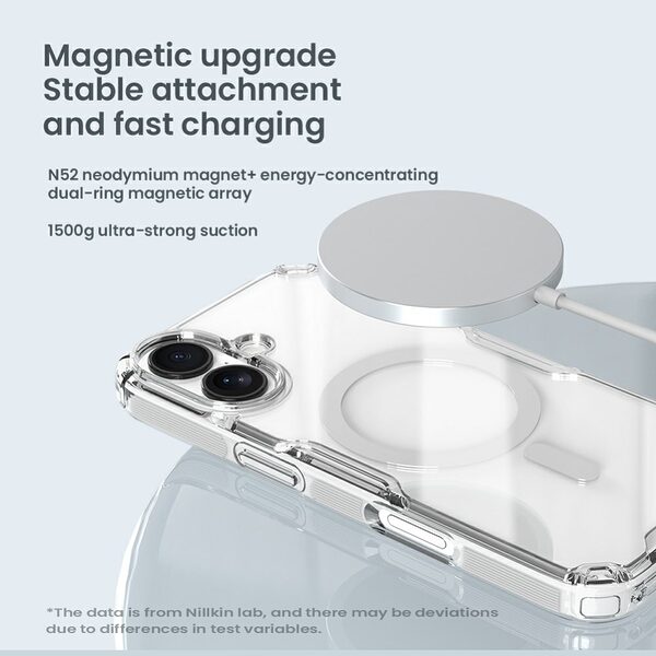 Θήκη iPhone 17 - NILLKIN Nature Pro Series - Σκληρή Θήκη PC+TPU - Διάφανο - MagSafe - Εικόνα 2