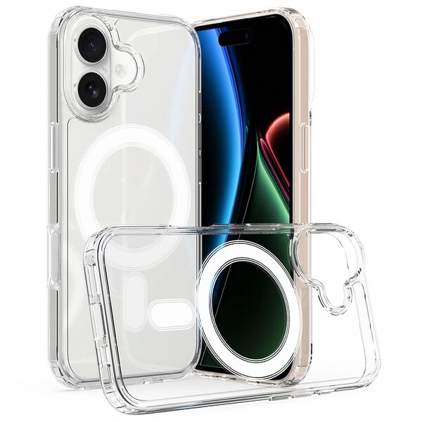 Θήκη iPhone 17 - OEM - Σκληρή Θήκη PC+TPU - Διάφανο - MagSafe