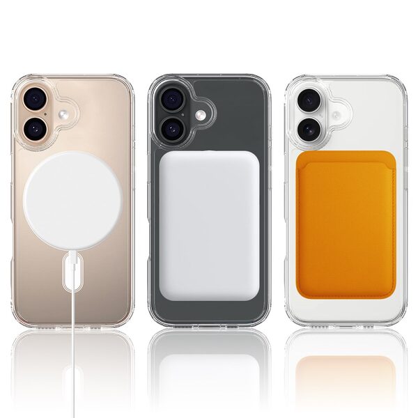 Θήκη iPhone 17 - OEM - Σκληρή Θήκη PC+TPU - Διάφανο - MagSafe - Εικόνα 4