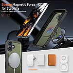 Θήκη iPhone 17 - OEM - Σκληρή Θήκη PC+TPU - ελαιώδες πράσινο - MagSafe/Stand - Εικόνα 2