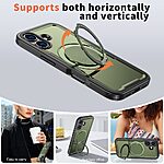 Θήκη iPhone 17 - OEM - Σκληρή Θήκη PC+TPU - ελαιώδες πράσινο - MagSafe/Stand - Εικόνα 5