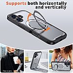 Θήκη iPhone 17 - OEM - Σκληρή Θήκη PC+TPU - Γκρι - MagSafe/Stand - Εικόνα 5