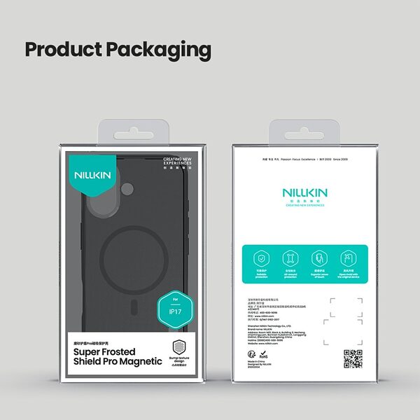 Θήκη iPhone 17 - NILLKIN Frosted Shield Pro - Σκληρή Θήκη PC+TPU - Ημιδιάφανο - MagSafe - Εικόνα 3