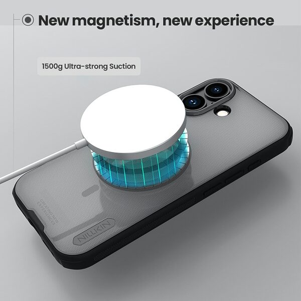 Θήκη iPhone 17 - NILLKIN Frosted Shield Pro - Σκληρή Θήκη PC+TPU - Ημιδιάφανο - MagSafe - Εικόνα 7