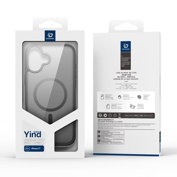 Θήκη iPhone 17 - DUX DUCIS Yind Series - Σκληρή Θήκη PC+TPU - Μαύρο - MagSafe - Εικόνα 9