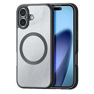 Θήκη iPhone 17 - DUX DUCIS Aimo Series - Σκληρή Θήκη PC+TPU - Μαύρο - MagSafe