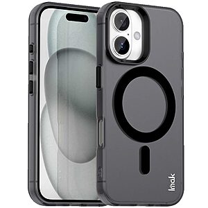 Θήκη iPhone 17 - IMAK - Σκληρή Θήκη PC+TPU - Μαύρο - MagSafe
