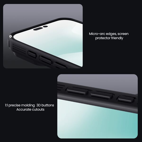 Θήκη iPhone 17 - NILLKIN Camshield Pro - Σκληρή Θήκη PC+TPU - Μαύρο - MagSafe - Εικόνα 8