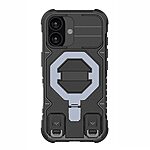 Θήκη iPhone 17 - OEM - Σκληρή Θήκη PC+TPU - Μαύρο - MagSafe/Stand/Λουράκι - Εικόνα 2